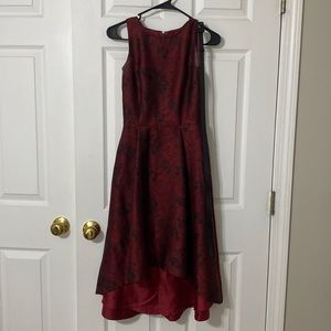 WHBM Red floral dress